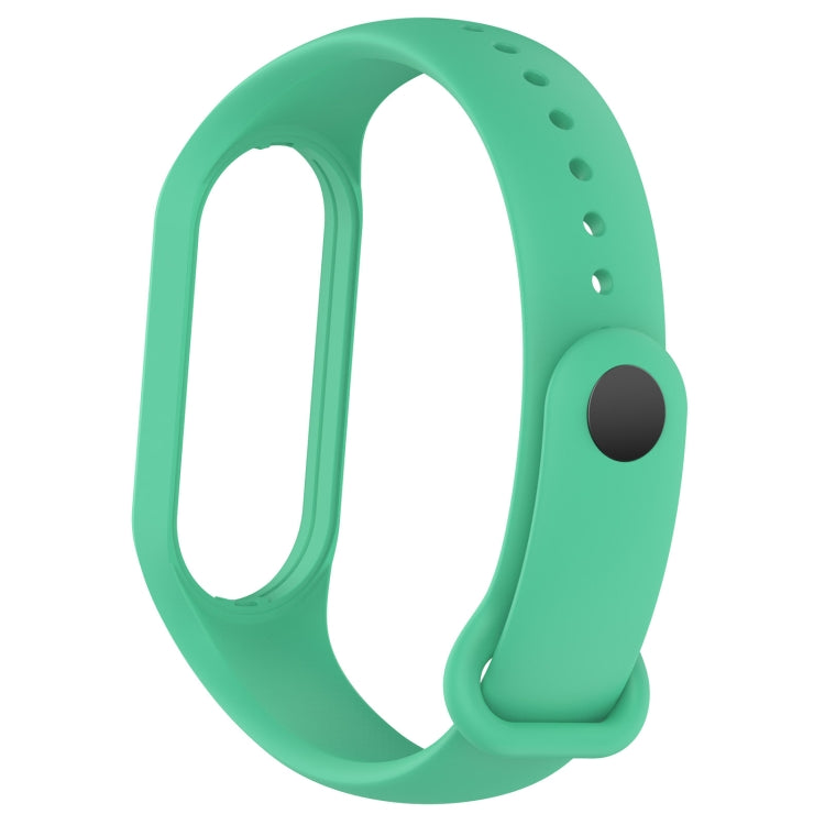 For Xiaomi Mi Band 7 / 7NFC / 6 / 6 NFC / 5 / 5 NFC / Amazfit Band 5 Official Silicone Watch Band(Mint Green) - Watch Bands by buy2fix | Online Shopping UK | buy2fix