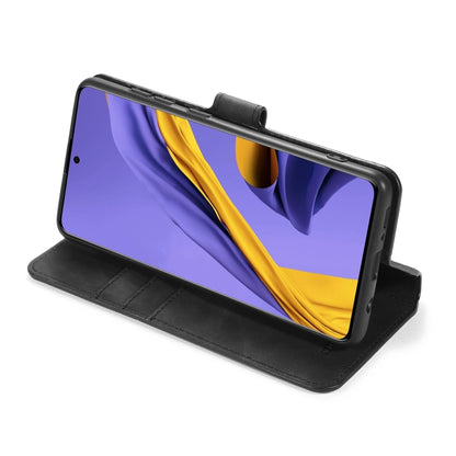 For Galaxy A71 DG.MING Retro Oil Side Horizontal Flip Case with Holder & Card Slots & Wallet(Black) - Galaxy Phone Cases by DG.MING | Online Shopping UK | buy2fix