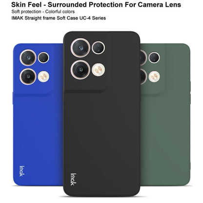 For OPPO Reno8 Pro 5G IMAK UC-4 Series Straight Edge TPU Soft Protective Case(Klein Blue) - OPPO Cases by imak | Online Shopping UK | buy2fix