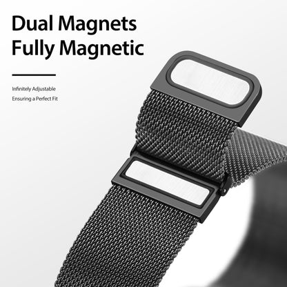 DUX DUCIS Milanese Watch Band For Samsung Watch Series 22mm(Black) - Watch Bands by DUX DUCIS | Online Shopping UK | buy2fix