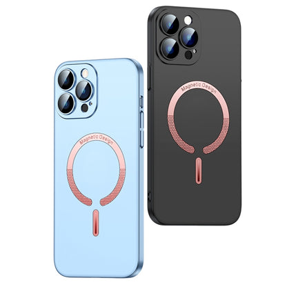 For iPhone 14 Cool Series Magsafe Magnetic Frosted PC Phone Case (Sierra Blue) - iPhone 14 Cases by buy2fix | Online Shopping UK | buy2fix