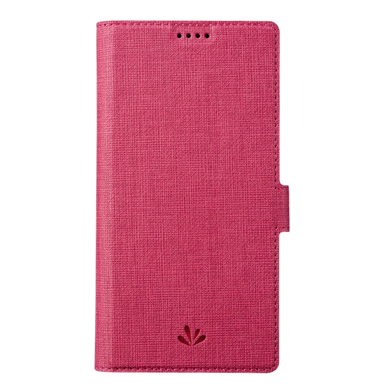 For iPhone 13 ViLi K Series Dual-side Buckle Magsafe Leather Phone Case(Rose Red) - iPhone 13 Cases by ViLi | Online Shopping UK | buy2fix