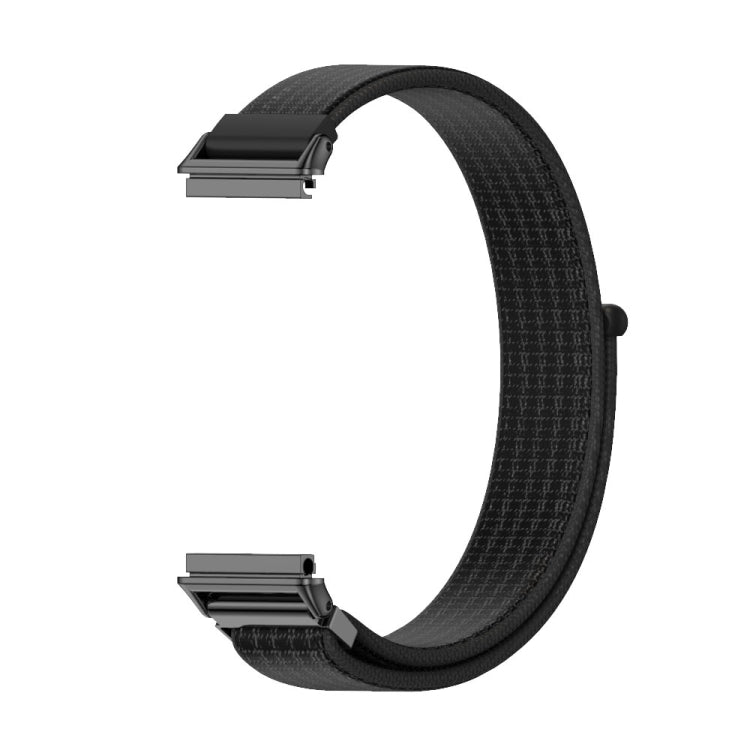 For Huawei Band 7 / 7 NFC Mijobs Breathable Nylon Watch Band(Black) - Watch Bands by MIJOBS | Online Shopping UK | buy2fix