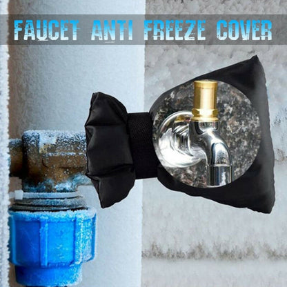 420D Oxford Cloth Outdoor Waterproof Winter Faucet Antifreeze Cover(Beige) - Faucets & Accessories by buy2fix | Online Shopping UK | buy2fix