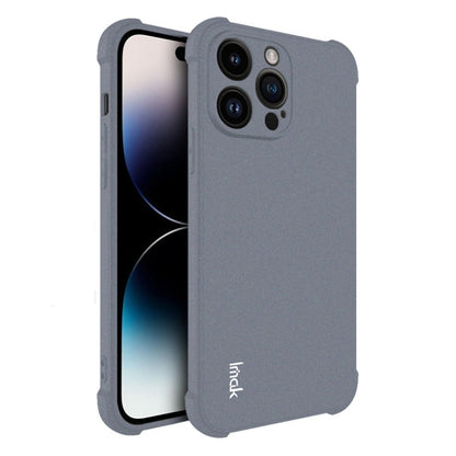 For iPhone 14 Pro Max imak Shockproof Airbag TPU Phone Case(Matte Grey) - iPhone 14 Pro Max Cases by imak | Online Shopping UK | buy2fix