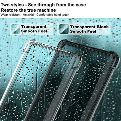 For Google Pixel 7 Pro imak Shockproof Airbag TPU Phone Case(Transparent Black) - Google Cases by imak | Online Shopping UK | buy2fix