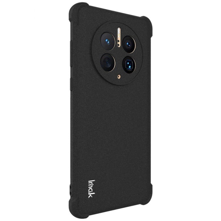 For Huawei Mate 50 Pro imak All-inclusive Shockproof Airbag TPU Case(Matte Black) - Huawei Cases by imak | Online Shopping UK | buy2fix