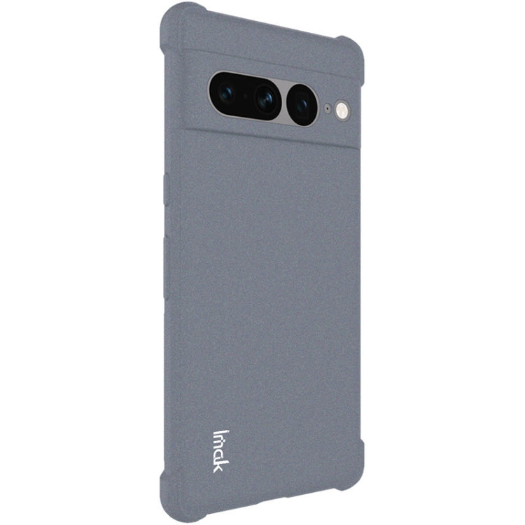 For Google Pixel 7 Pro 5G imak All-inclusive Shockproof Airbag TPU Case(Matte Grey) - Google Cases by imak | Online Shopping UK | buy2fix