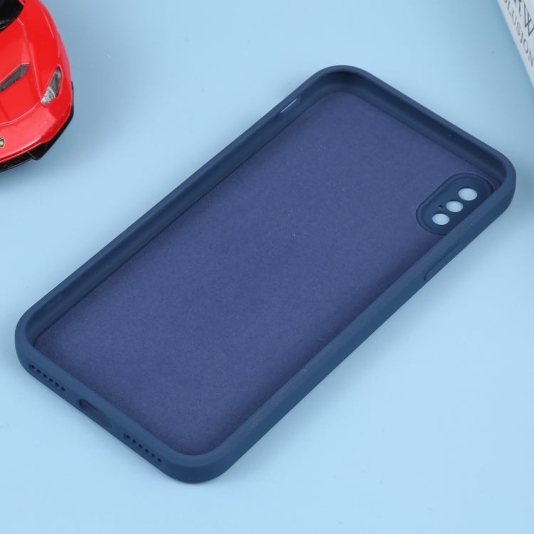 For iPhone XS Max Liquid Silicone Full Coverage Shockproof Magsafe Phone Case(Dark Blue) - More iPhone Cases by buy2fix | Online Shopping UK | buy2fix