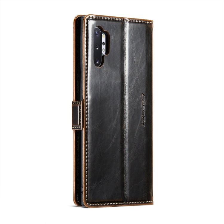 For Samsung Galaxy Note10+ CaseMe 003 Crazy Horse Texture Leather Phone Case(Coffee) - Galaxy Phone Cases by CaseMe | Online Shopping UK | buy2fix