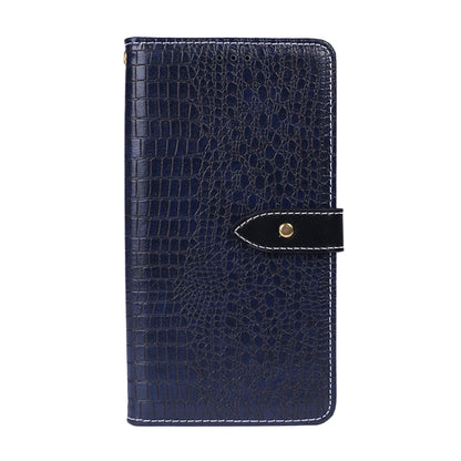 For Doogee X90 idewei Crocodile Texture Horizontal Flip Leather Case with Holder & Card Slots & Wallet(Dark Blue) - More Brand by idewei | Online Shopping UK | buy2fix