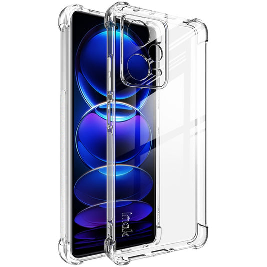 For Xiaomi Redmi Note 12 Pro 5G China/Indian imak Shockproof Airbag TPU Phone Case(Transparent) - Xiaomi Cases by imak | Online Shopping UK | buy2fix