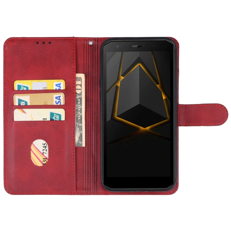 For Doogee S41 / S41 Pro Leather Phone Case(Red) - Doogee Cases by buy2fix | Online Shopping UK | buy2fix