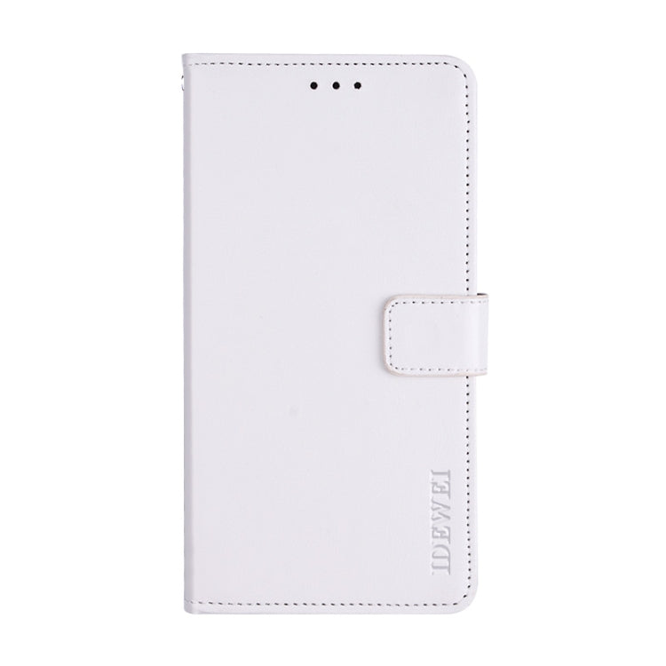 For Blackview A80 Pro idewei Crazy Horse Texture Horizontal Flip Leather Case with Holder & Card Slots & Wallet(White) - More Brand by idewei | Online Shopping UK | buy2fix