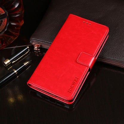 For Ulefone Note 7 idewei  Crazy Horse Texture Horizontal Flip Leather Case with Holder & Card Slots & Wallet(Red) - Ulefone Cases by idewei | Online Shopping UK | buy2fix