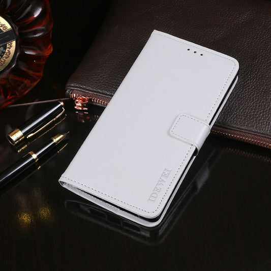 For Ulefone S1 idewei  Crazy Horse Texture Horizontal Flip Leather Case with Holder & Card Slots & Wallet(White) - Ulefone Cases by idewei | Online Shopping UK | buy2fix