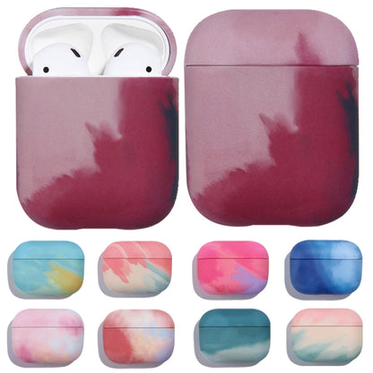 For AirPods 1 / 2 Ink Painting Water Sticker PC Earphone Case(Ink Color Cloud) - For AirPods 1/2 by buy2fix | Online Shopping UK | buy2fix