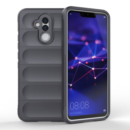 For Huawei Mate 20 Lite Magic Shield TPU + Flannel Phone Case(Dark Grey) - Huawei Cases by buy2fix | Online Shopping UK | buy2fix