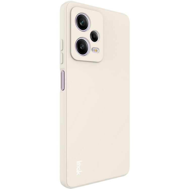 For Xiaomi Redmi Note 12 Pro 5G China / India IMAK UC-4 Series Straight Edge TPU Soft Phone Case(White) - Xiaomi Cases by imak | Online Shopping UK | buy2fix