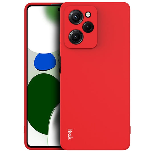 For Xiaomi Redmi Note 12 Pro Speed / Poco X5 Pro 5G IMAK UC-4 Series Straight Edge TPU Soft Phone Case(Red) - Xiaomi Cases by imak | Online Shopping UK | buy2fix