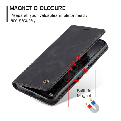 For Xiaomi Redmi Note 12 Pro+ 5G CaseMe 013 Multifunctional Horizontal Flip Leather Phone Case(Black) - Xiaomi Cases by CaseMe | Online Shopping UK | buy2fix