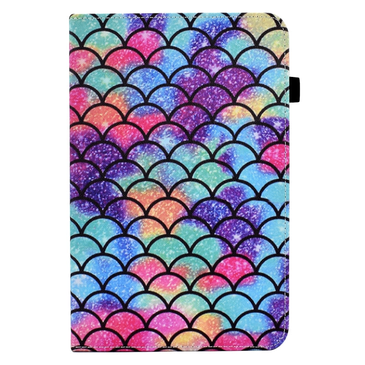 For Samsung Galaxy Tab S5e T720 Colored Drawing Stitching Elastic Band Leather Smart Tablet Case(Wavy Pattern) - Tab S5E 10.5 T720 / T725 by buy2fix | Online Shopping UK | buy2fix