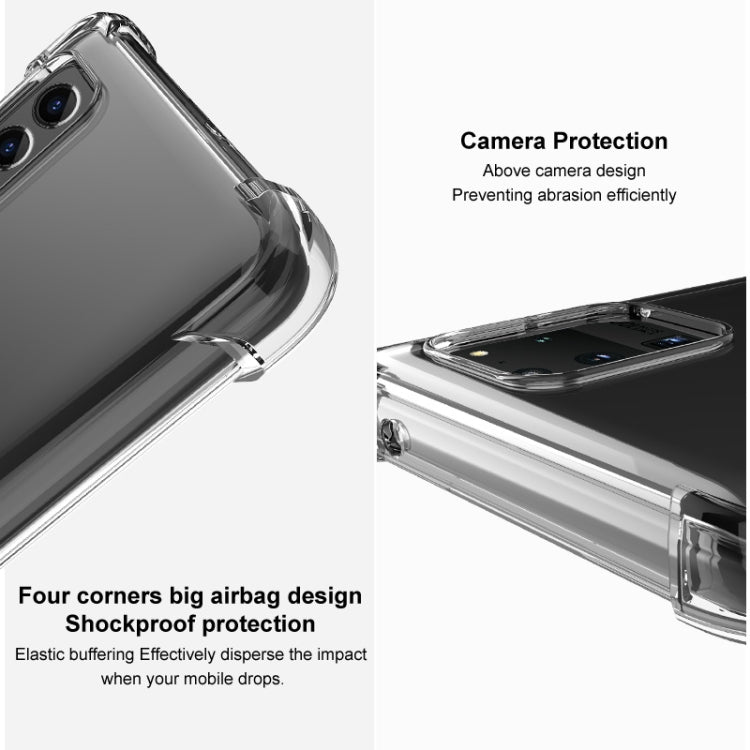 For Samsung Galaxy S23+ 5G imak Shockproof Airbag TPU Phone Case(Transparent) - Galaxy S23+ 5G Cases by imak | Online Shopping UK | buy2fix