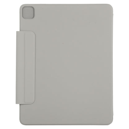 For iPad Air 13 2024 / Pro 12.9 2020 Active Buckle Magnetic PU Leather Tablet Case With Holder & Sleep / Wake-up Function(Grey) - iPad Pro 12.9 (2020) Cases by buy2fix | Online Shopping UK | buy2fix