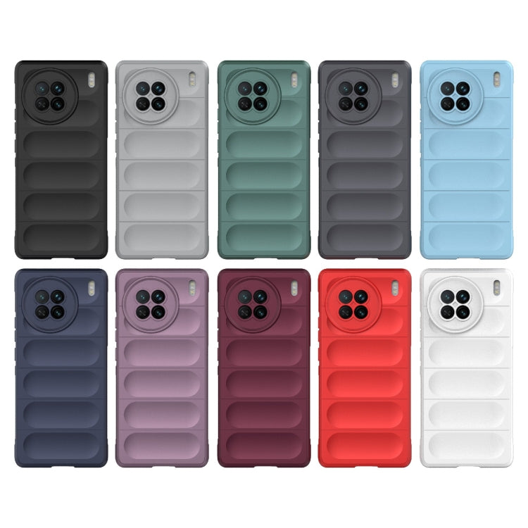 For vivo X90 5G Magic Shield TPU + Flannel Phone Case(Purple) - vivo Cases by buy2fix | Online Shopping UK | buy2fix