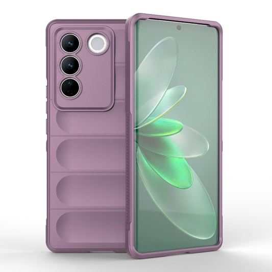 For vivo S16 Pro 5G Magic Shield TPU + Flannel Phone Case(Purple) - vivo Cases by buy2fix | Online Shopping UK | buy2fix