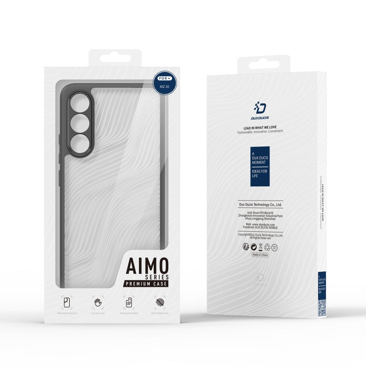 For Meizu 20 DUX DUCIS Aimo Series TPU + PC Frosted Phone Case(Black) - Meizu by DUX DUCIS | Online Shopping UK | buy2fix