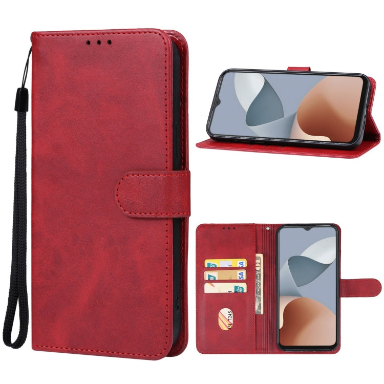 For ZTE Blade A34 Leather Phone Case(Red) - ZTE Cases by buy2fix | Online Shopping UK | buy2fix