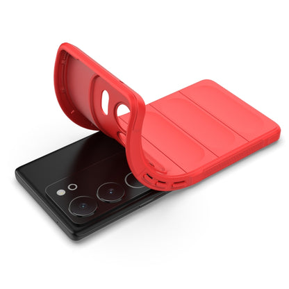 For vivo S17 Magic Shield TPU + Flannel Phone Case(Light Blue) - vivo Cases by buy2fix | Online Shopping UK | buy2fix