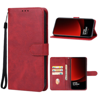 For Xiaomi 14 Ultra Leather Phone Case(Red) - 14 Ultra Cases by buy2fix | Online Shopping UK | buy2fix