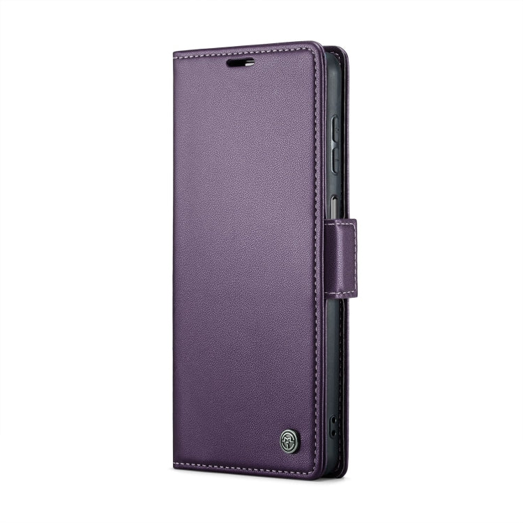 For Samsung Galaxy A13 4G/5G/A04s/A04/M13 5G CaseMe 023 Butterfly Buckle Litchi Texture RFID Anti-theft Leather Phone Case(Pearly Purple) - Galaxy Phone Cases by CaseMe | Online Shopping UK | buy2fix