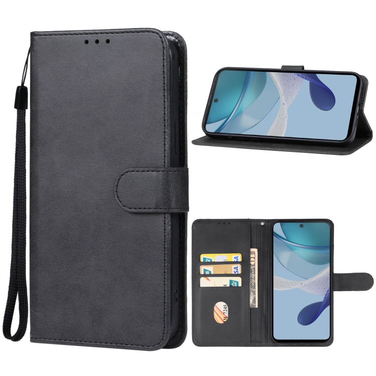 For Motorola Moto G53y Leather Phone Case(Black) - Motorola Cases by buy2fix | Online Shopping UK | buy2fix