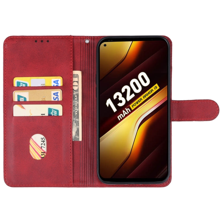 For Ulefone Armor X13 Leather Phone Case(Red) - Ulefone Cases by buy2fix | Online Shopping UK | buy2fix