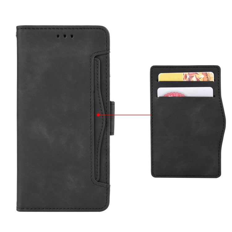 For Xiaomi Redmi Note 13 Pro 4G Global Skin Feel Calf Texture Card Slots Leather Phone Case(Black) - Note 13 Pro Cases by buy2fix | Online Shopping UK | buy2fix