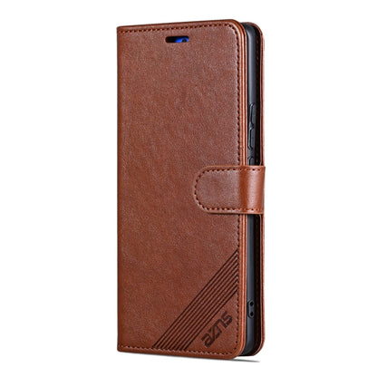 For vivo X200 Pro mini AZNS Sheepskin Texture Flip Leather Phone Case(Brown) - X200 Pro mini Cases by AZNS | Online Shopping UK | buy2fix