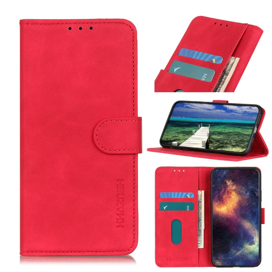 For Xiaomi 14 Pro KHAZNEH Retro Texture Flip Leather Phone Case(Red) - 14 Pro Cases by buy2fix | Online Shopping UK | buy2fix