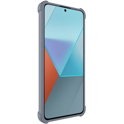 For Xiaomi Redmi Note 13 Pro+ 5G imak Shockproof Airbag TPU Phone Case(Matte Grey) - Note 13 Pro+ Cases by imak | Online Shopping UK | buy2fix