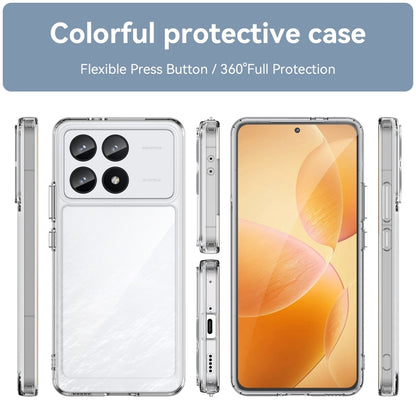 For Xiaomi Redmi K70 Pro Colorful Series Acrylic Hybrid TPU Phone Case(Transparent) - K70 Pro Cases by buy2fix | Online Shopping UK | buy2fix