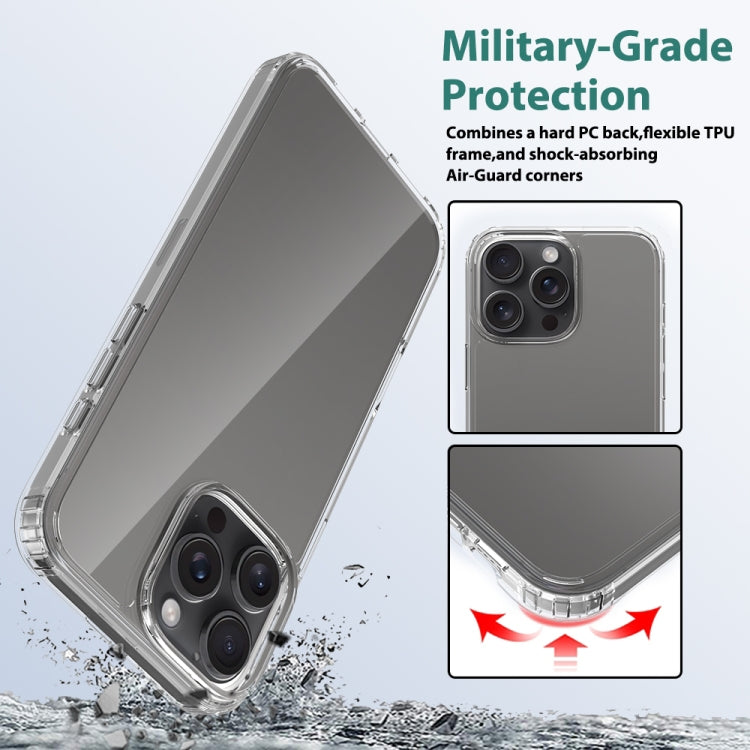 For iPhone 16 Pro Max Scratchproof Acrylic TPU Phone Case(Transparent) - iPhone 16 Pro Max Cases by buy2fix | Online Shopping UK | buy2fix