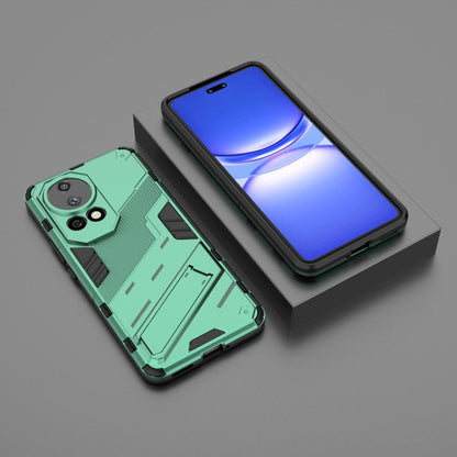 For Huawei nova 12 Pro Punk Armor 2 in 1 PC + TPU Phone Case with Holder(Green) - Huawei Cases by buy2fix | Online Shopping UK | buy2fix