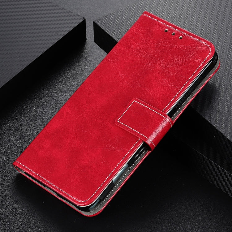 For iPhone 16 Pro Retro Crazy Horse Texture Horizontal Flip Leather Phone Case(Red) - iPhone 16 Pro Cases by buy2fix | Online Shopping UK | buy2fix