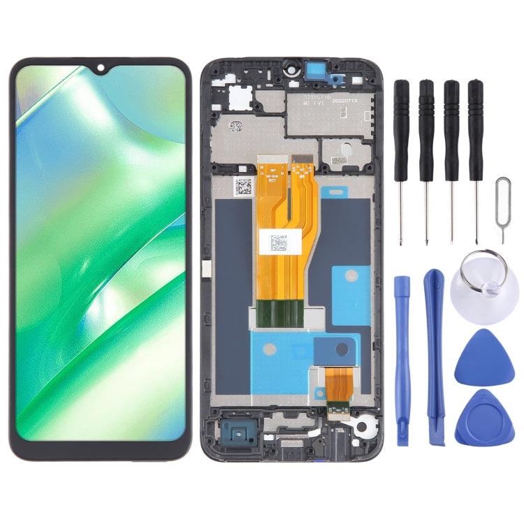 For Realme C33 2023 RMX3627 OEM LCD Screen Digitizer Full Assembly with Frame - LCD Screen by buy2fix | Online Shopping UK | buy2fix