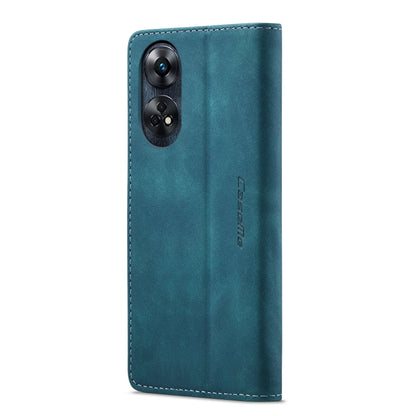 For OPPO Reno8 T 4G CaseMe 013 Multifunctional Horizontal Flip Leather Phone Case(Blue) - OPPO Cases by CaseMe | Online Shopping UK | buy2fix