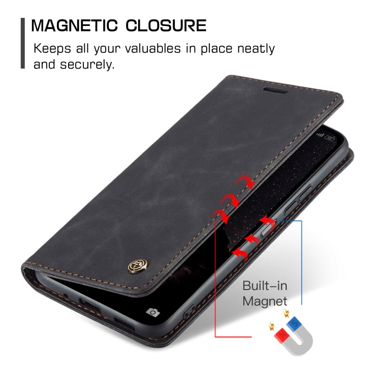 For Xiaomi Redmi Note 13 5G CaseMe 013 Multifunctional Horizontal Flip Leather Phone Case(Black) - Xiaomi Cases by CaseMe | Online Shopping UK | buy2fix