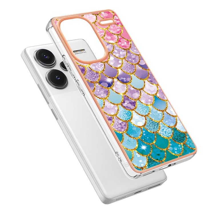 For Xiaomi Redmi Note 13 Pro+ 5G Electroplating IMD TPU Phone Case(Colorful Scales) - Note 13 Pro+ Cases by buy2fix | Online Shopping UK | buy2fix