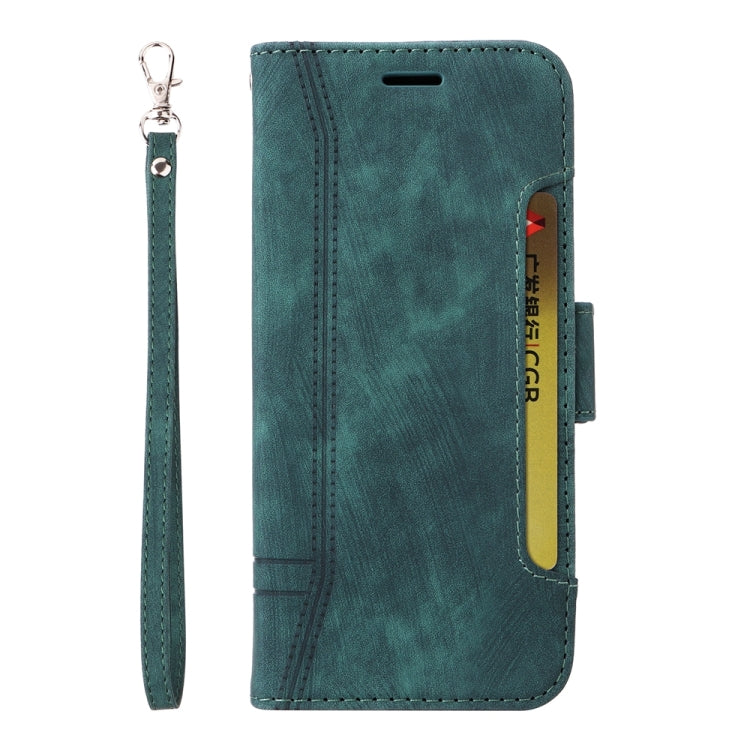 For iPhone 16 Pro BETOPNICE Dual-side Buckle Leather Phone Case(Green) - iPhone 16 Pro Cases by BETOPNICE | Online Shopping UK | buy2fix